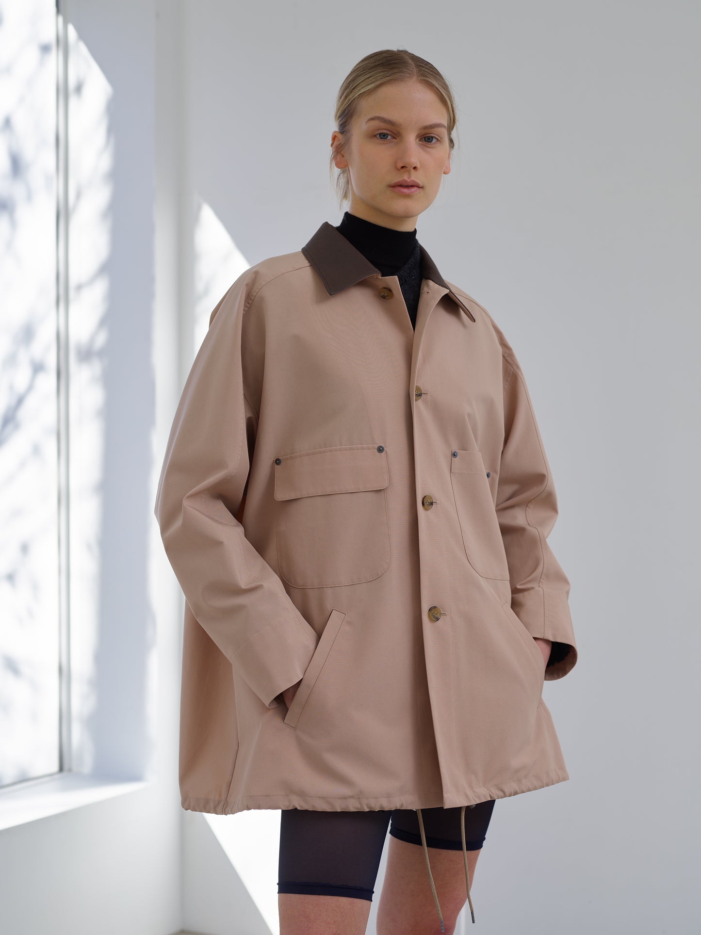 Taffeta Cleric Blouson