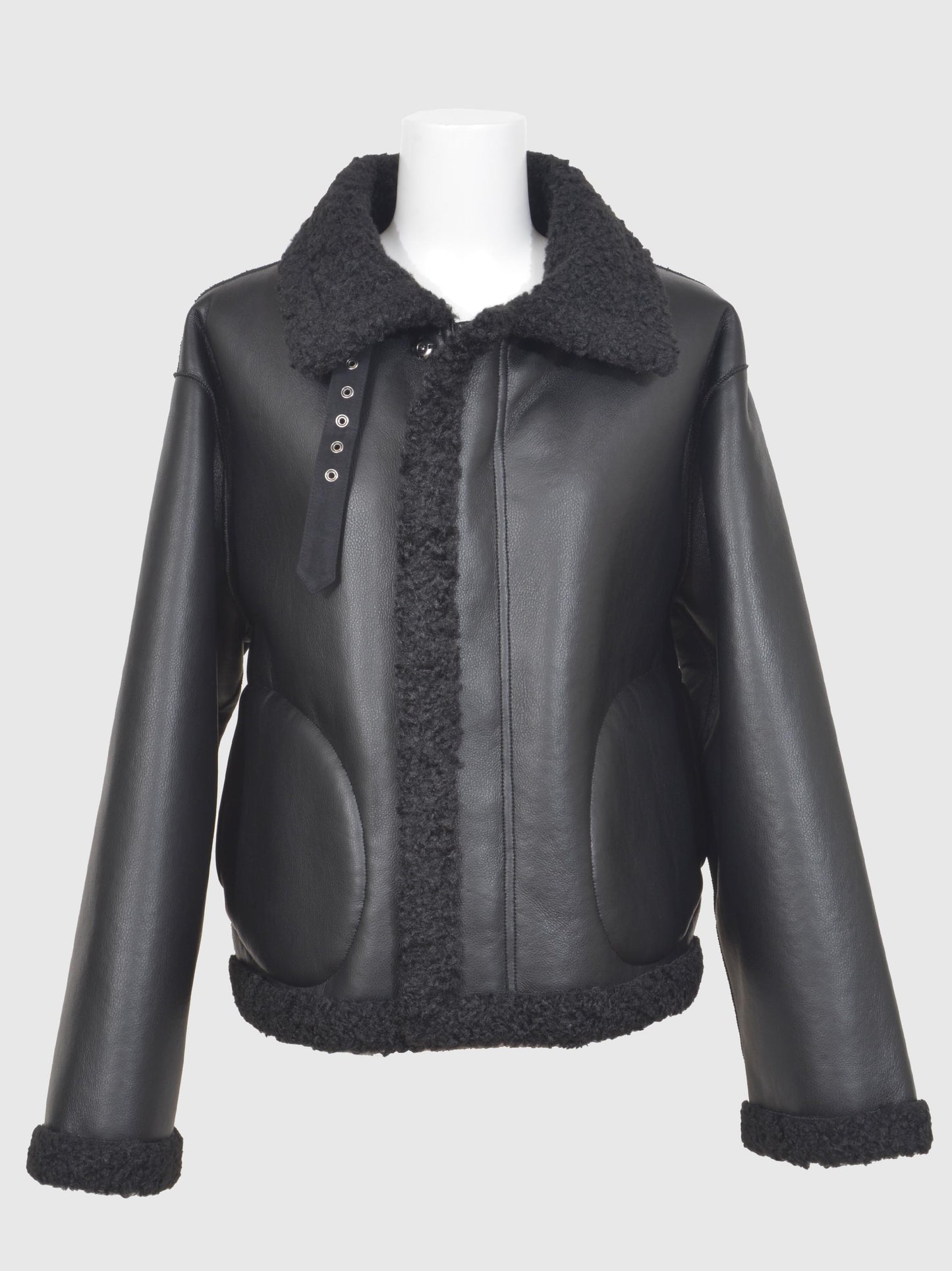 Eco Lether Short Blouson