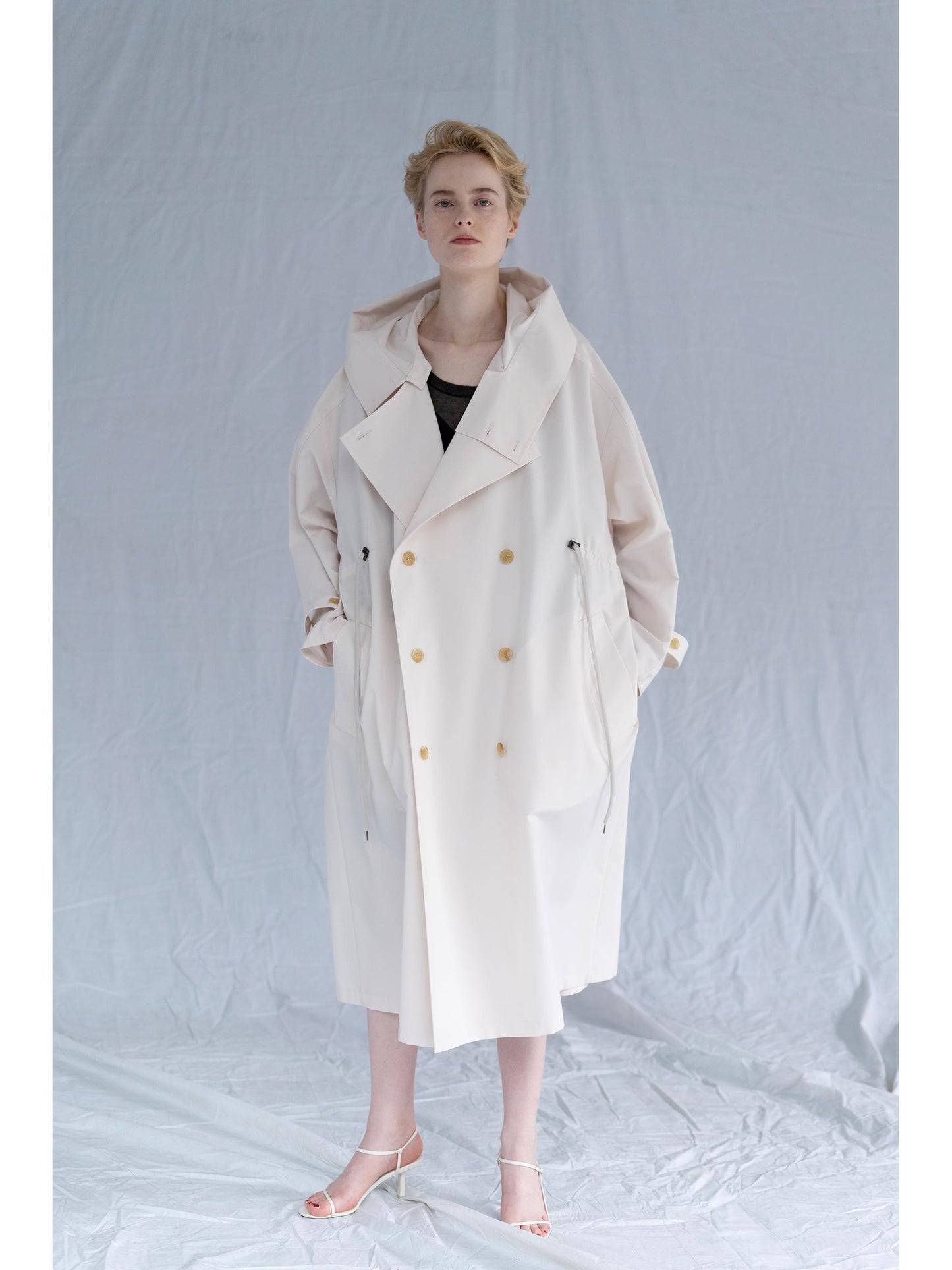 Taffeta Trench Coat