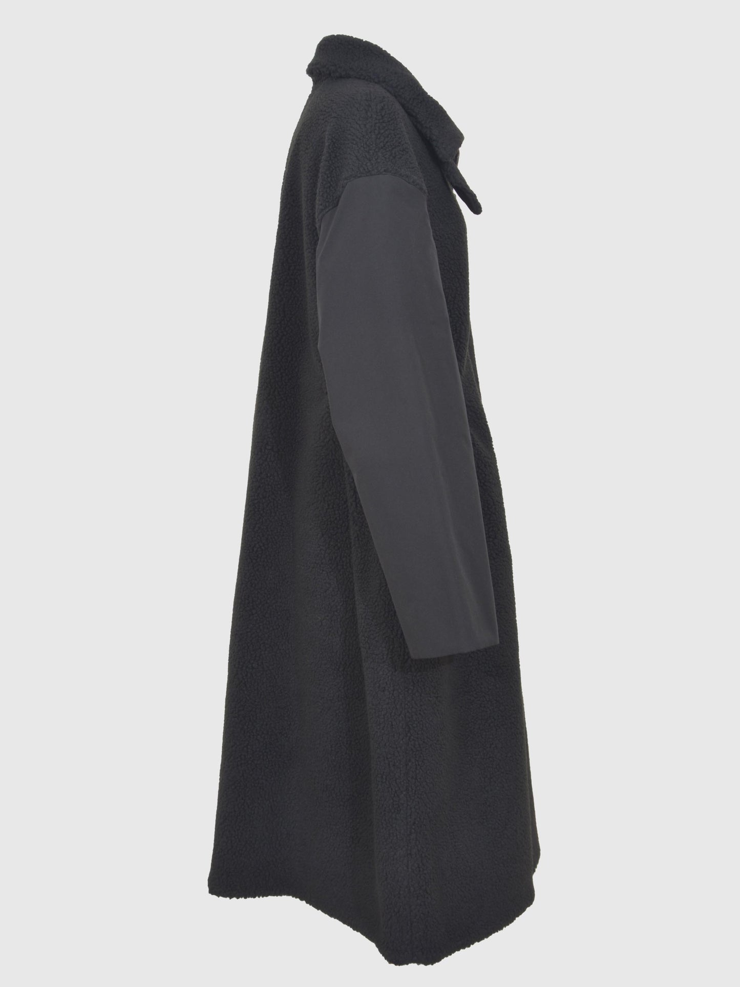 Taffeta X Boa Reversible Coat