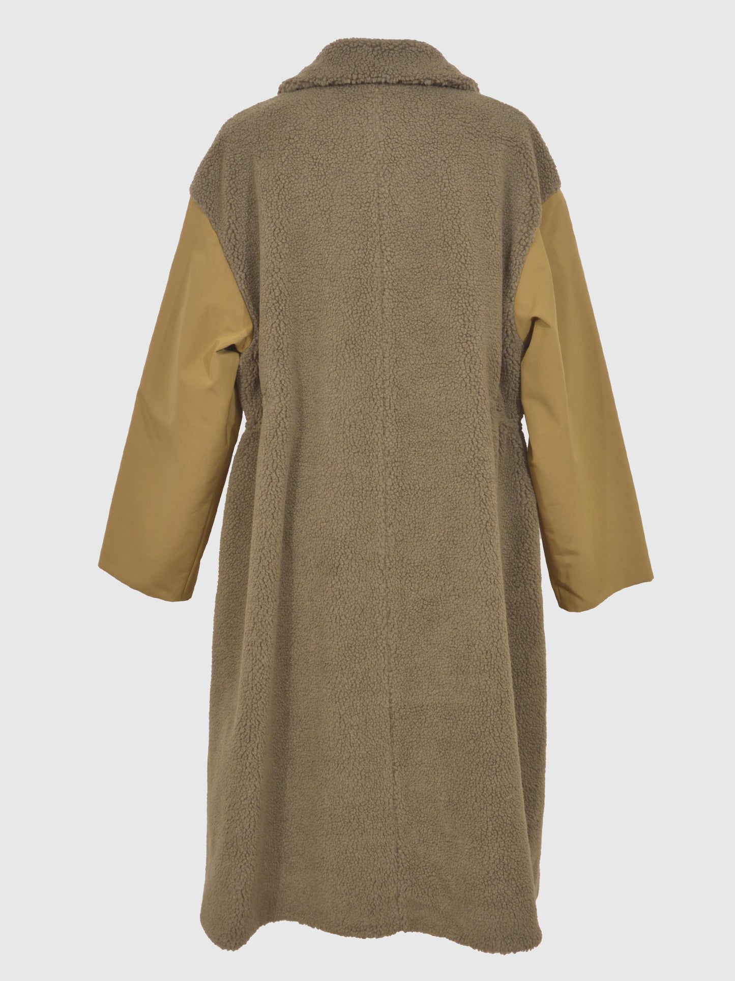 Taffeta X Boa Reversible Coat