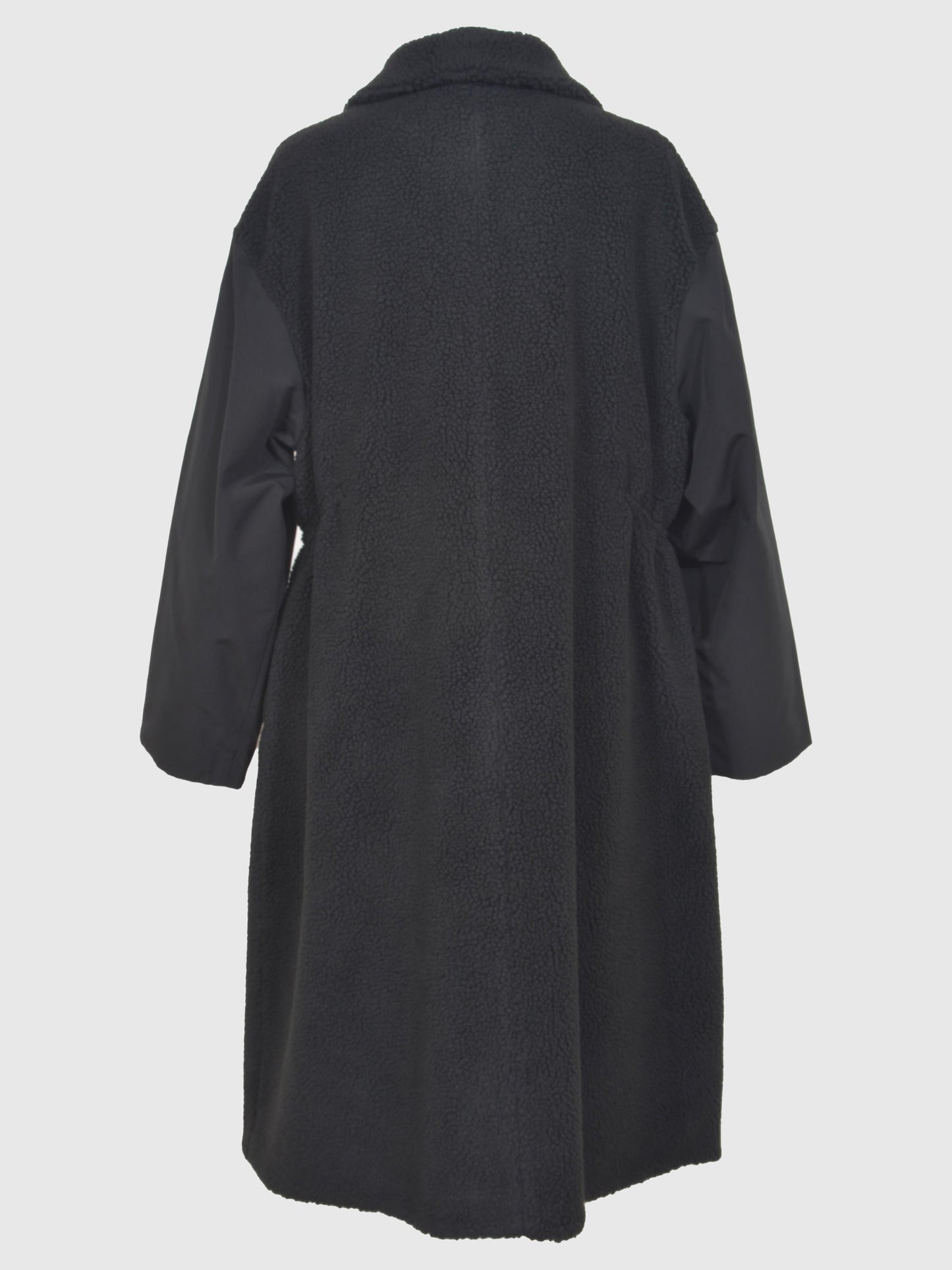 Taffeta X Boa Reversible Coat