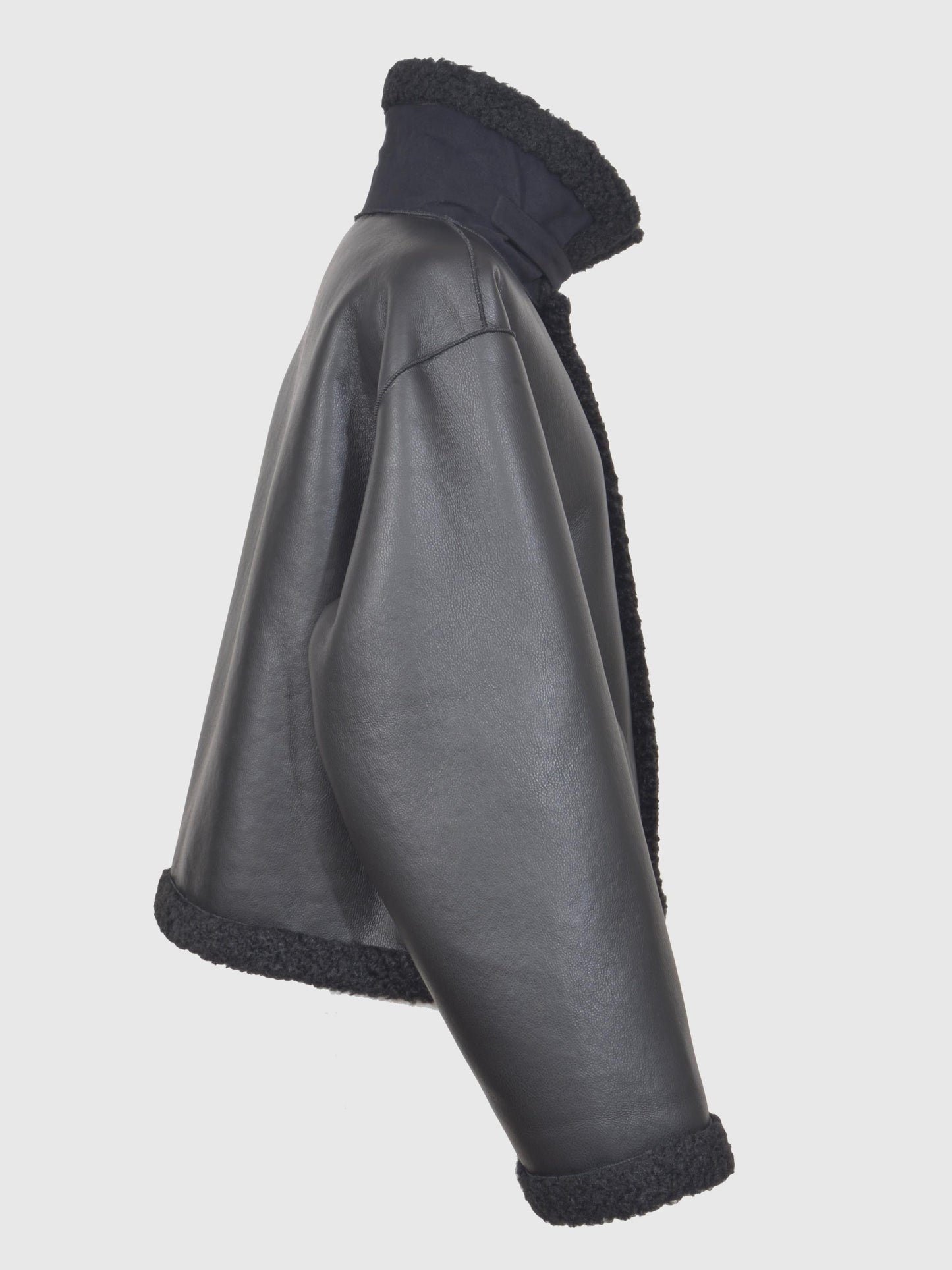 Eco Lether Short Blouson