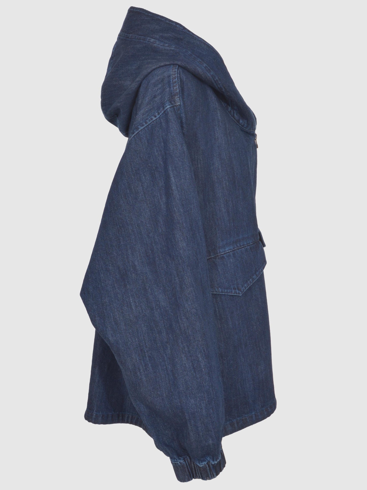 Denim Hoddie Blouson