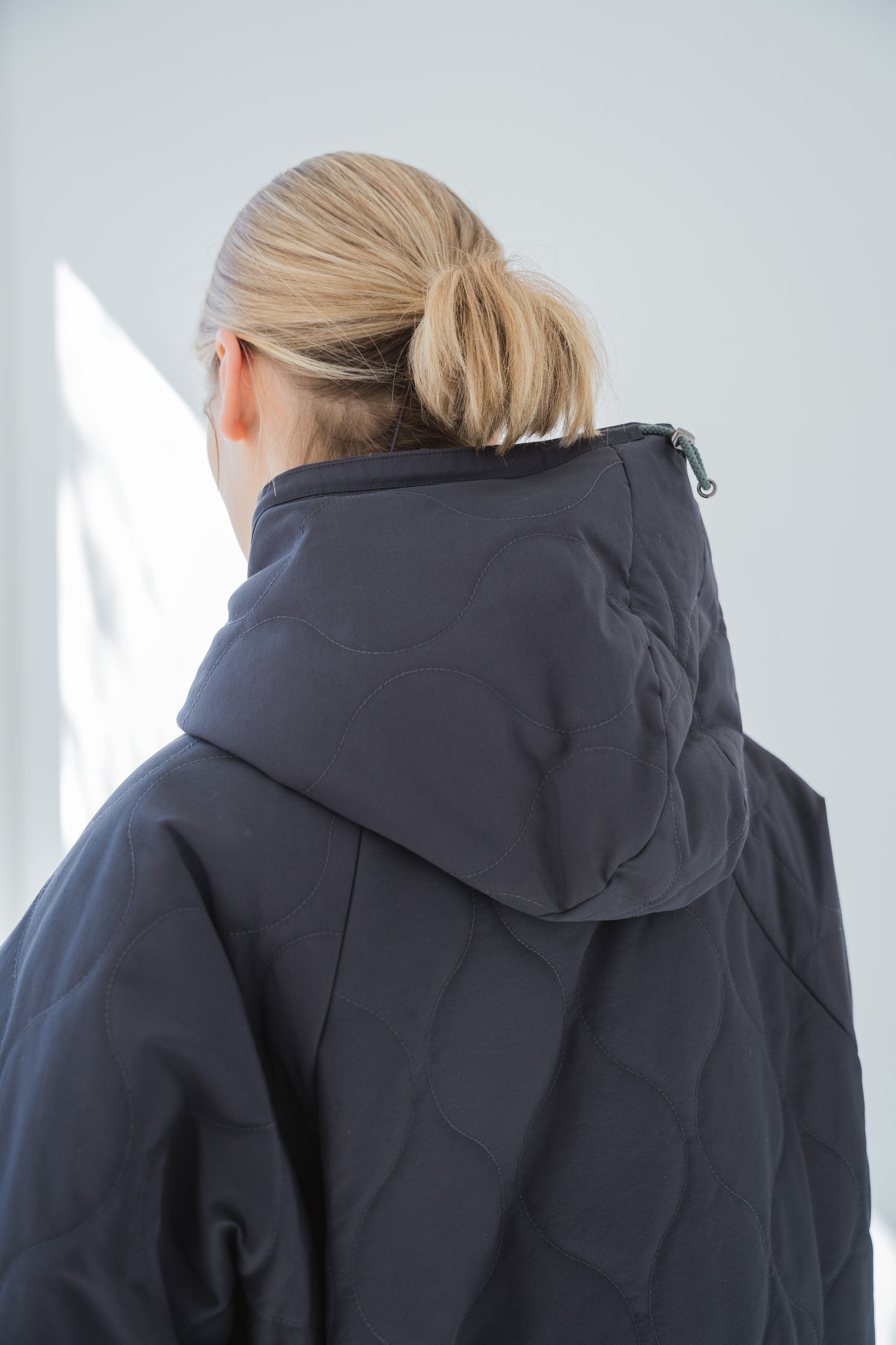 Cotton Nylon Quilted Short Blouson