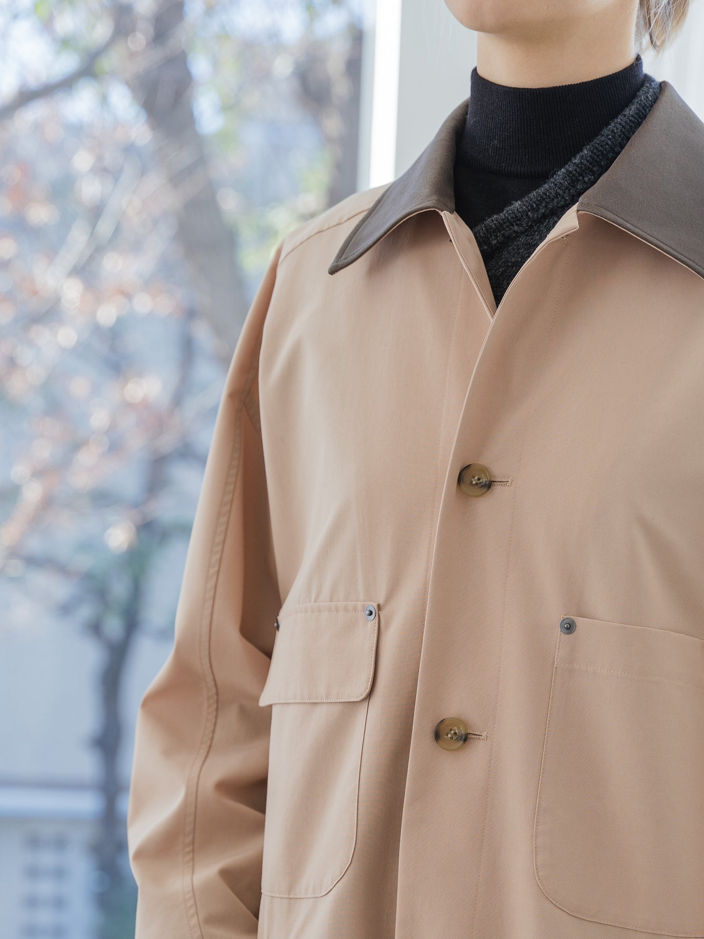Taffeta Cleric Blouson