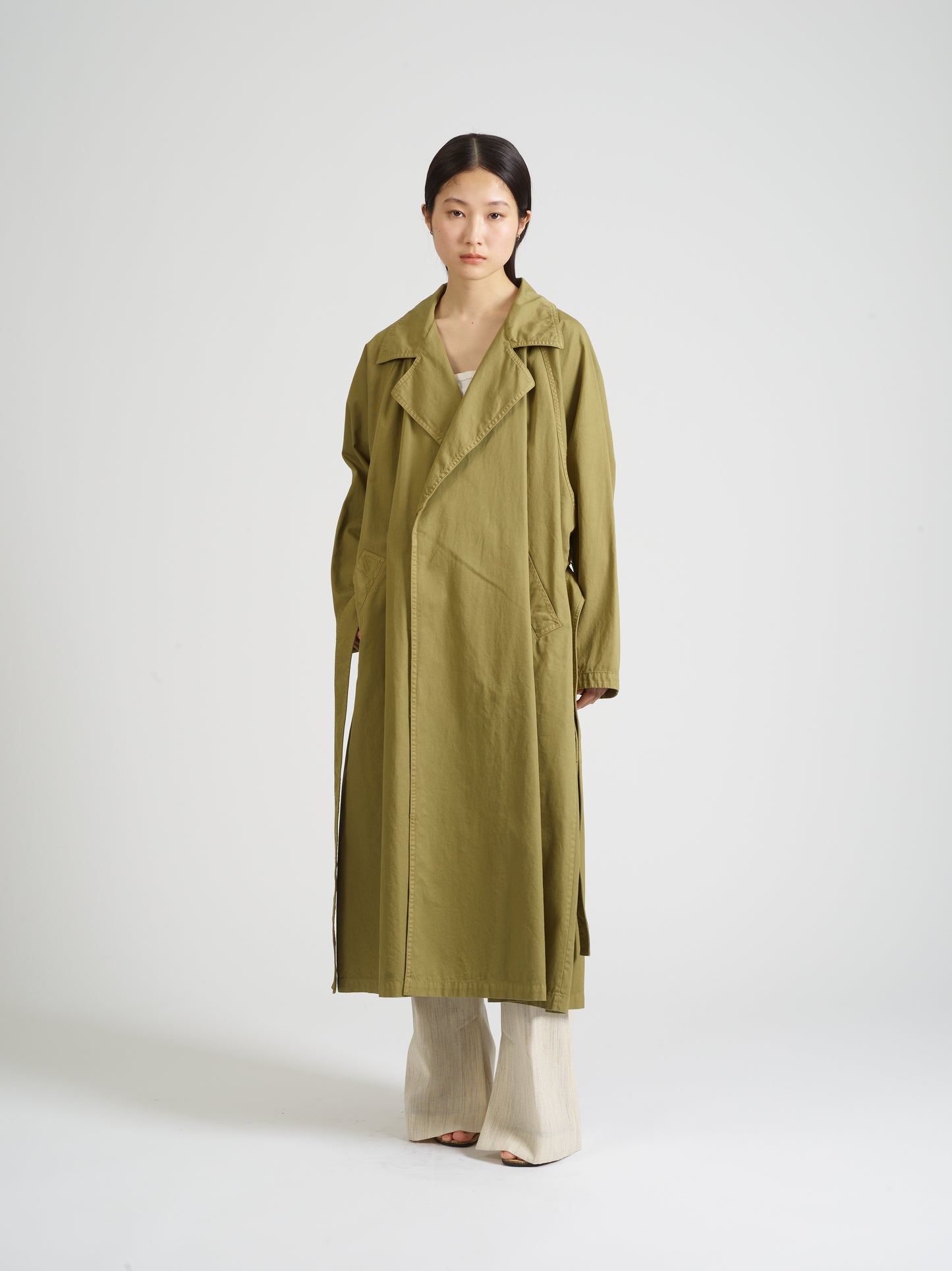 Garment Dye Long Coat