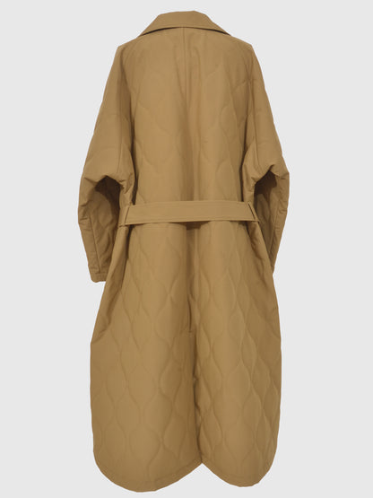 Quilted Long Coat