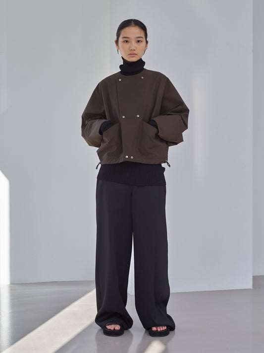 Taffeta Front Pocket Jacket
