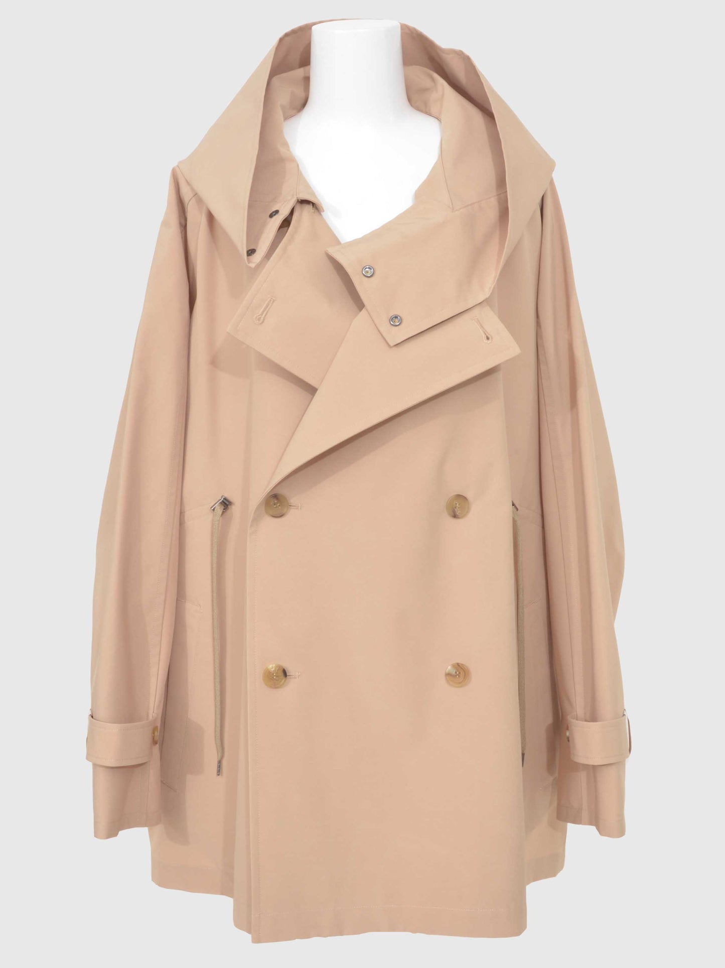 Taffeta Short Trench