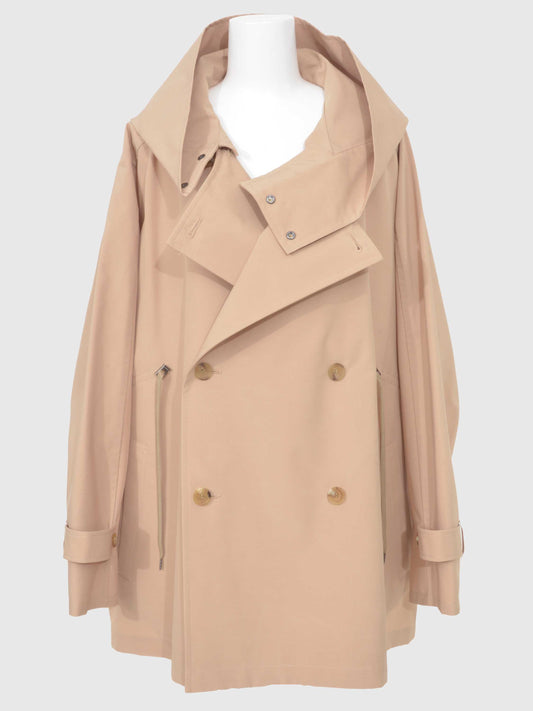 Taffeta Short Trench