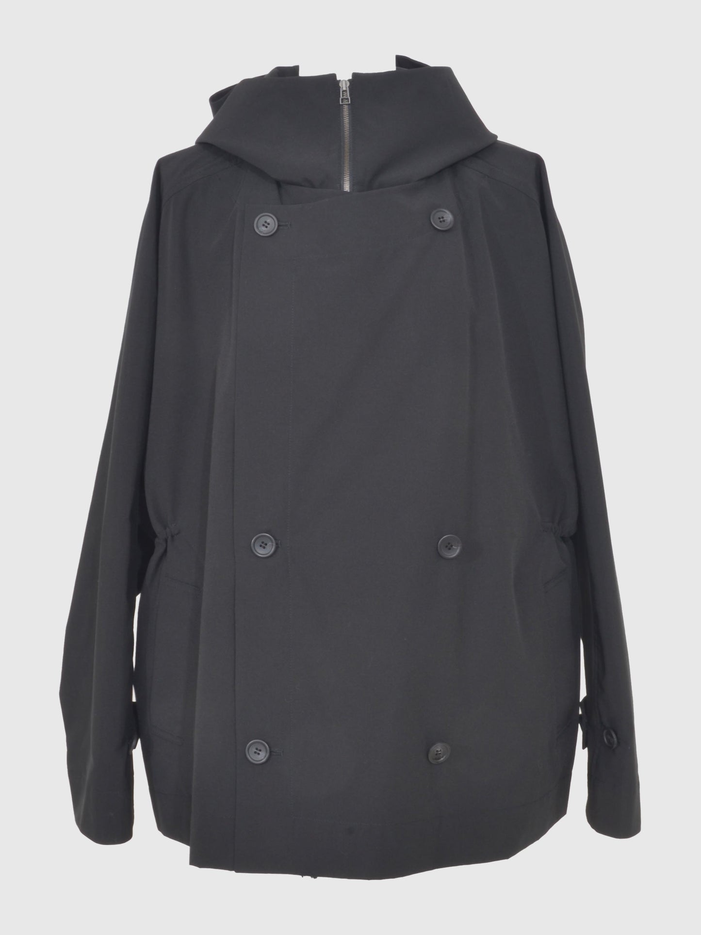 Nylon Taslan Layered Short Coat