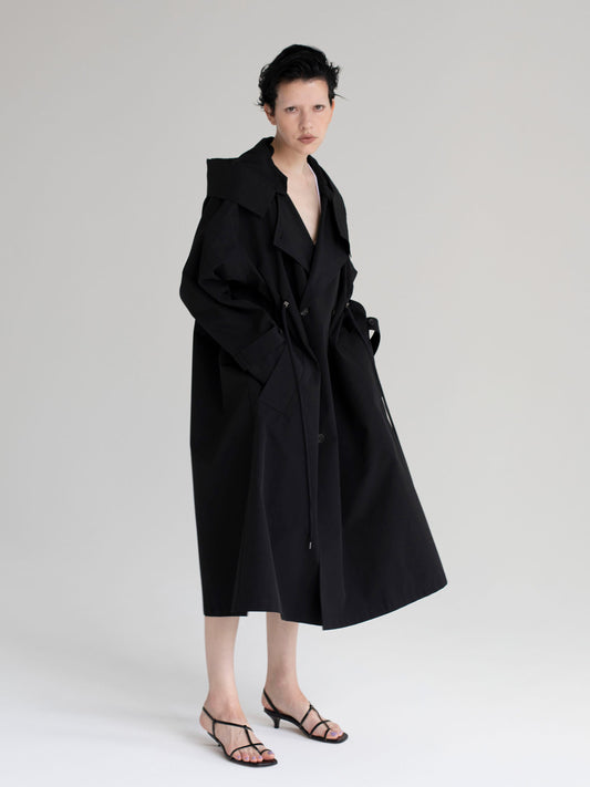 Taffeta Trench Coat