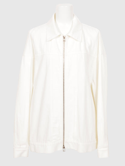 White Denim Blouson
