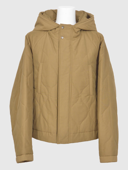 Cotton Nylon Quilted Short Blouson