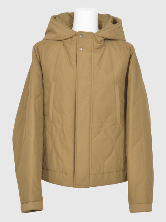 Cotton Nylon Quilted Short Blouson