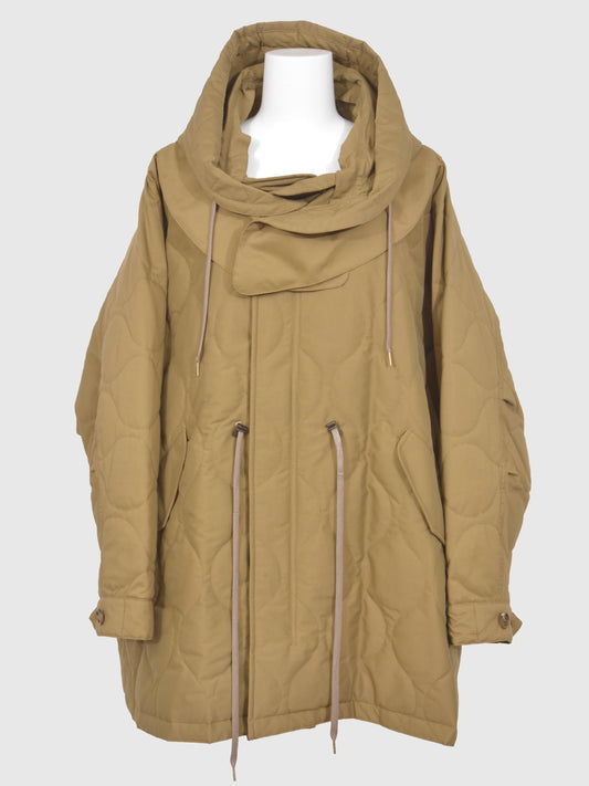 Cotton Nylon Quilted Mods Coat