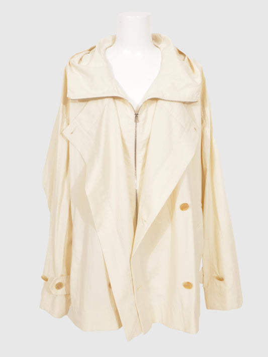 Nylon Taslan Layered Short Coat
