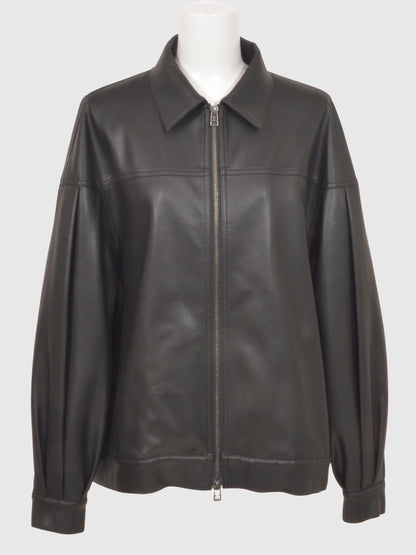 Eco Leather Zip Up Blouson