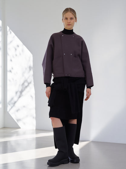 Taffeta Front Pocket Jacket