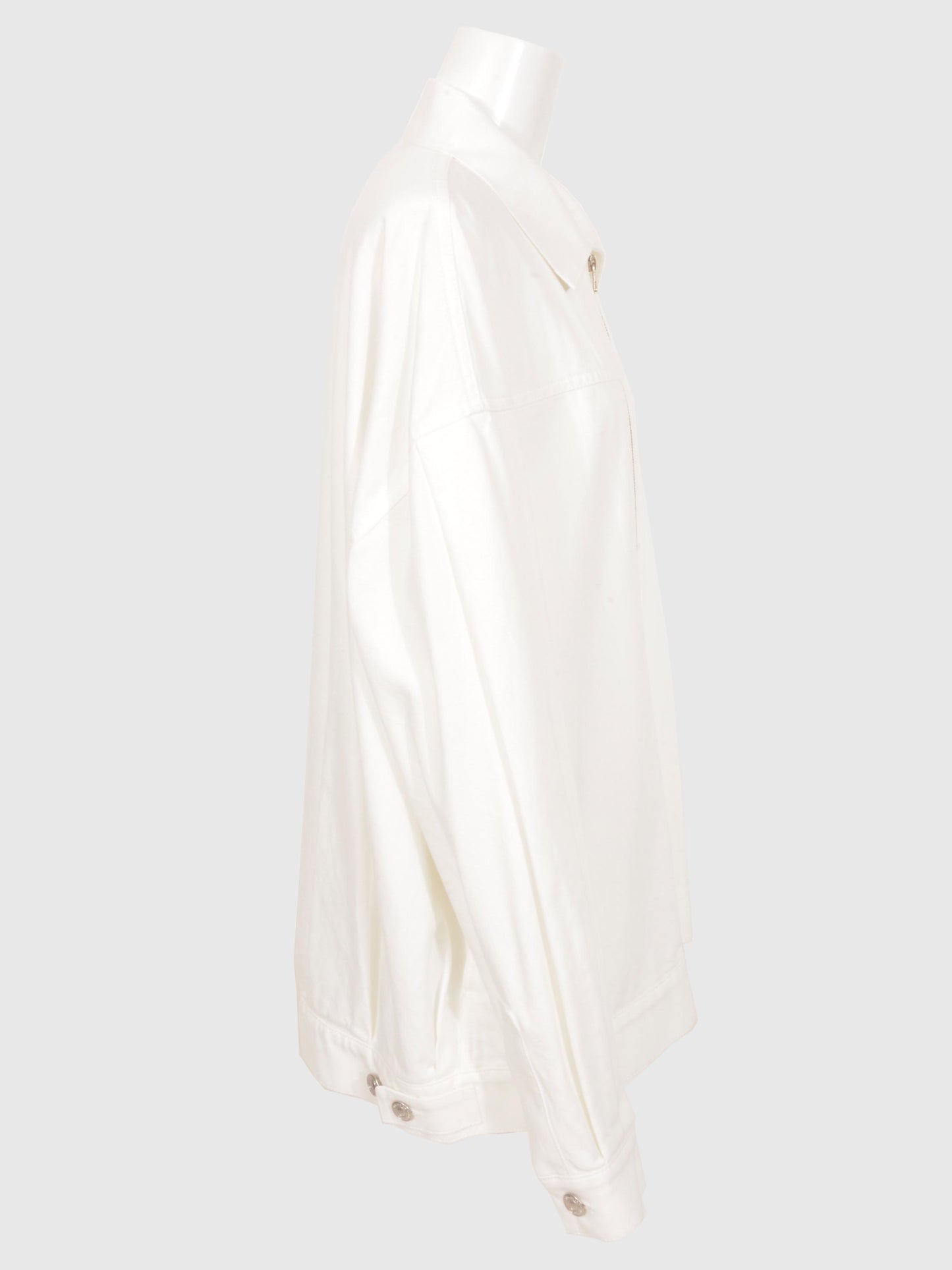 White Denim Blouson