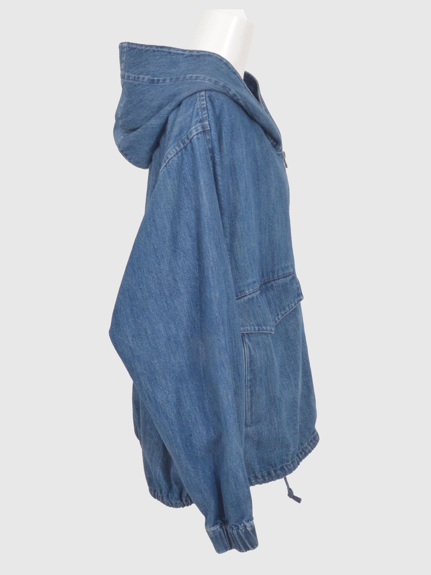 Denim Hoodie Blouson
