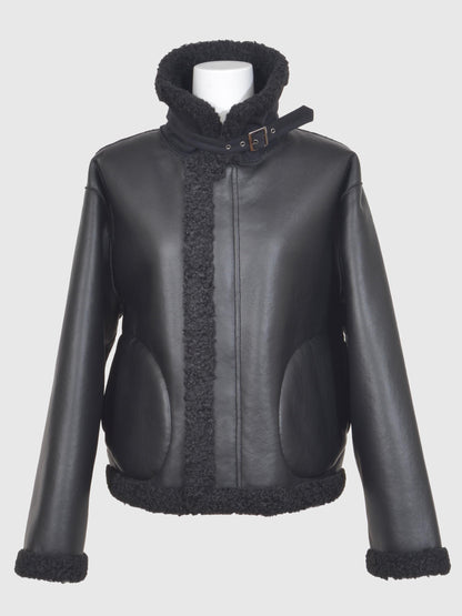Eco Lether Short Blouson