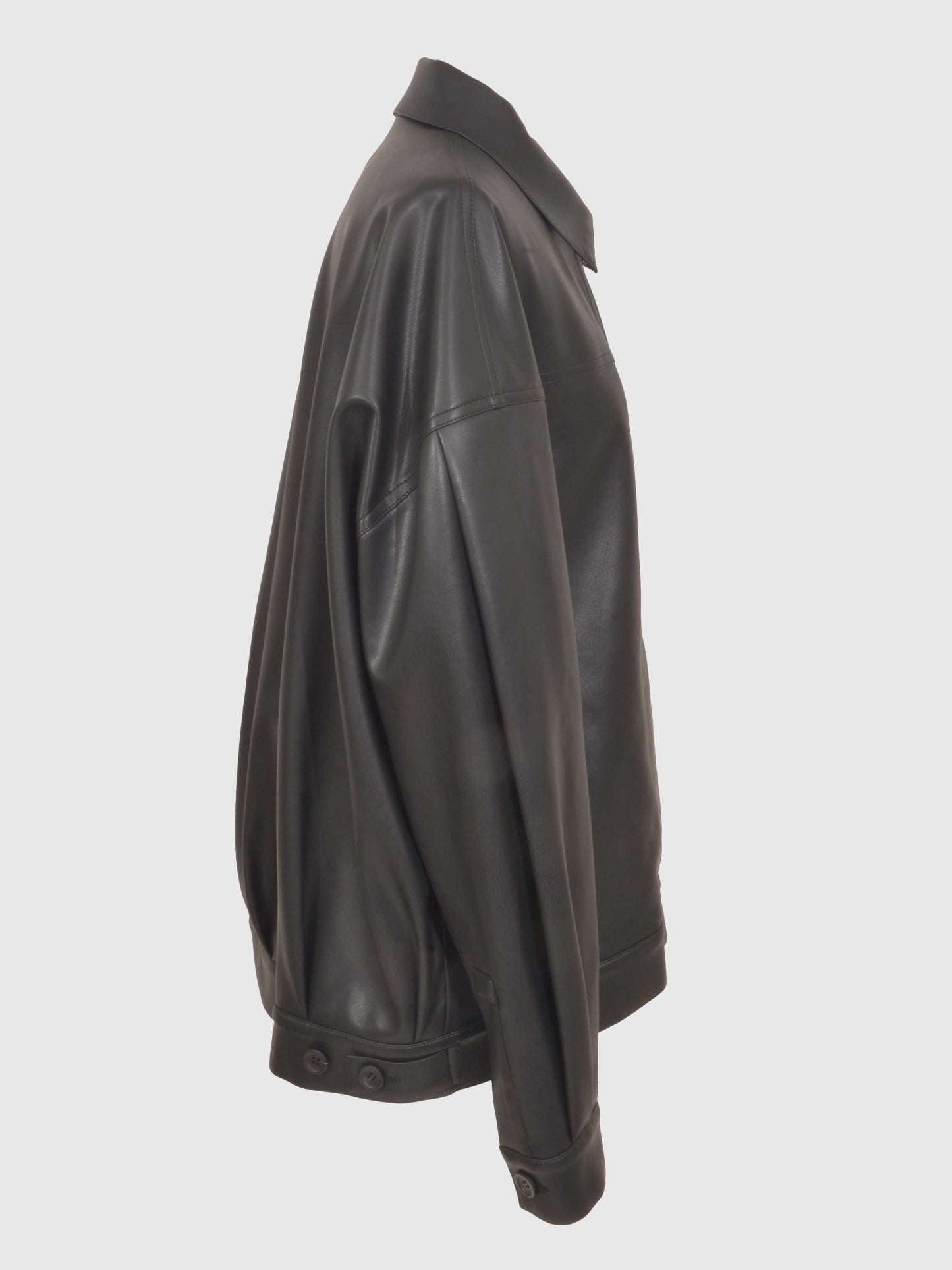 Eco Leather Zip Up Blouson