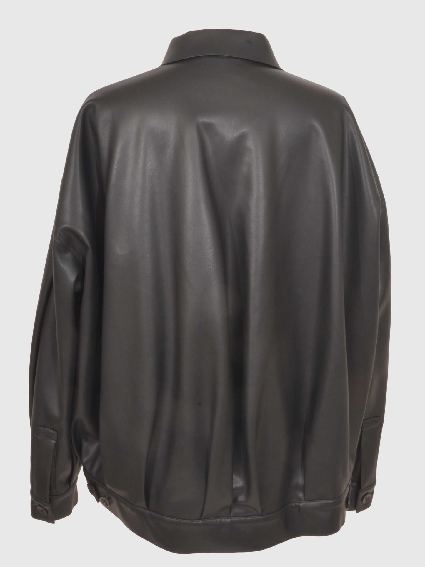 Eco Leather Zip Up Blouson