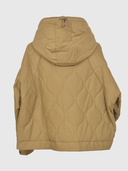 Cotton Nylon Quilted Short Blouson