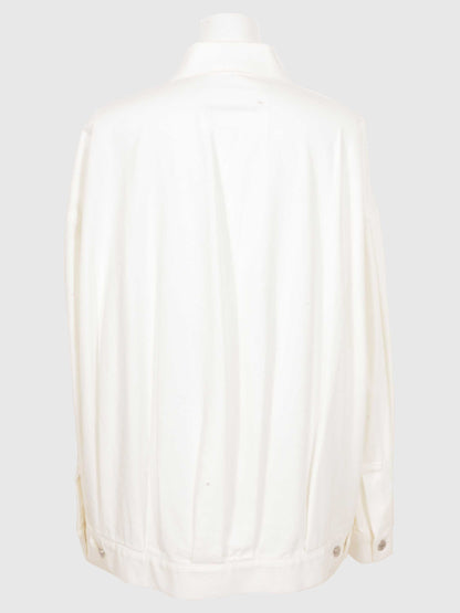 White Denim Blouson