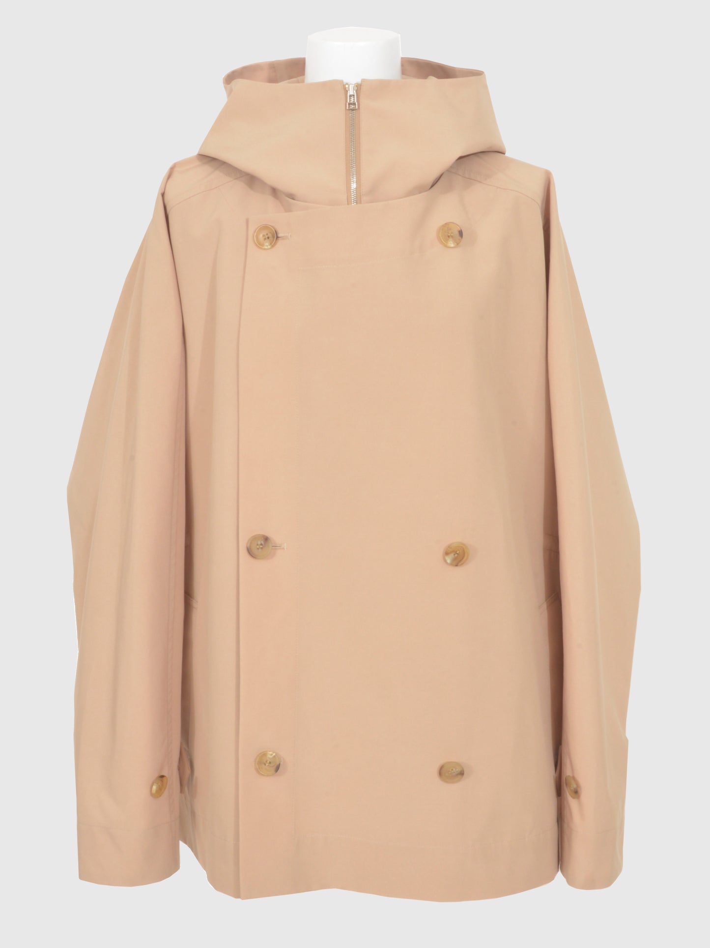 Taffeta Layered Short Coat