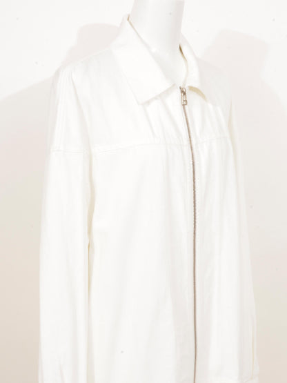 White Denim Blouson