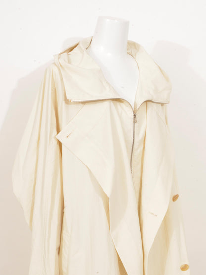 Nylon Taslan Layered Short Coat