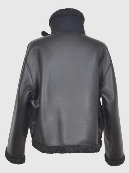 Eco Lether Short Blouson