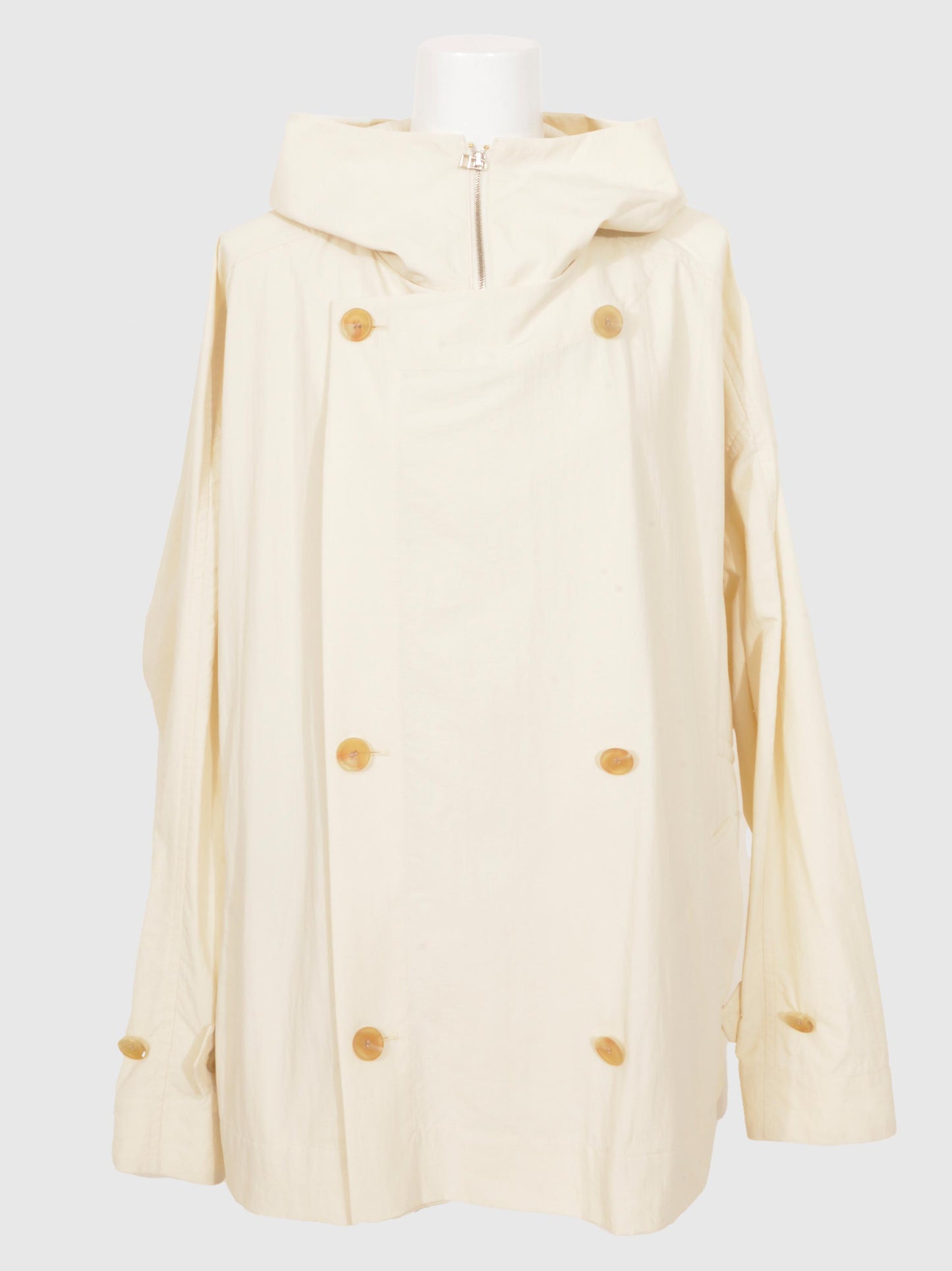 Nylon Taslan Layered Short Coat