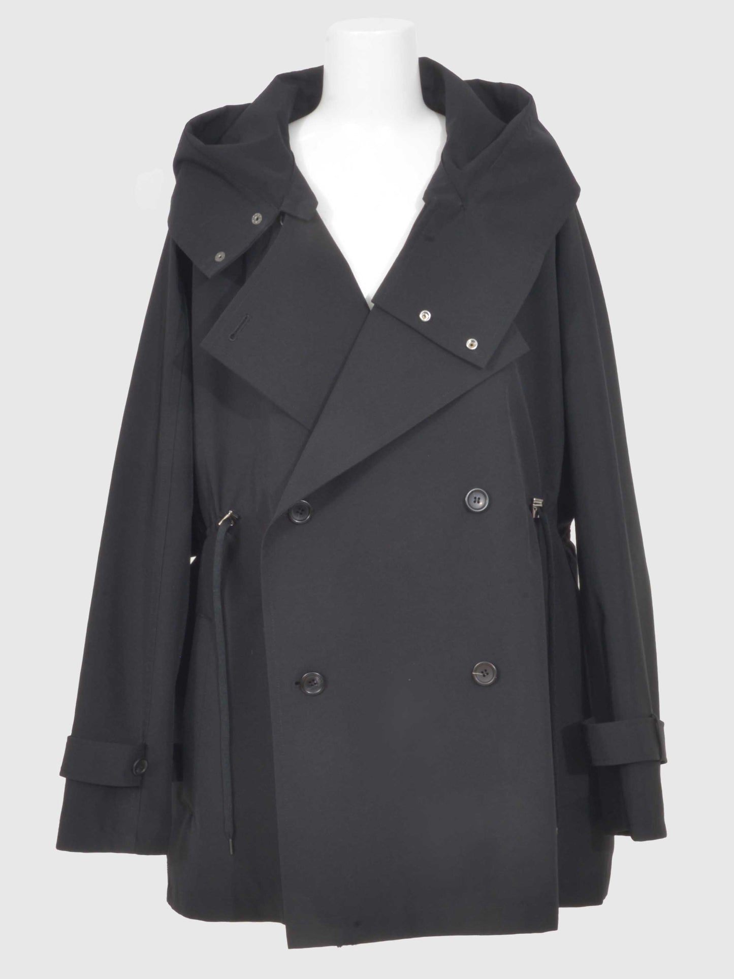 Taffeta Short Trench