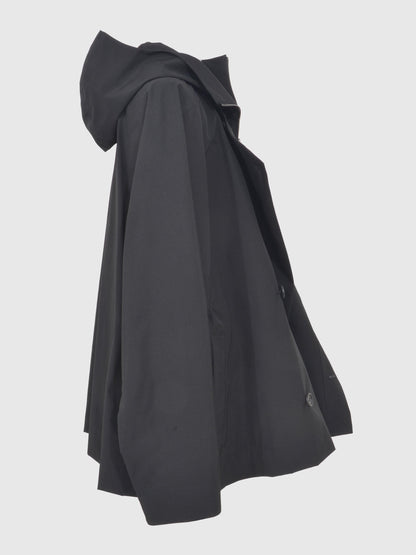 Nylon Taslan Layered Short Coat