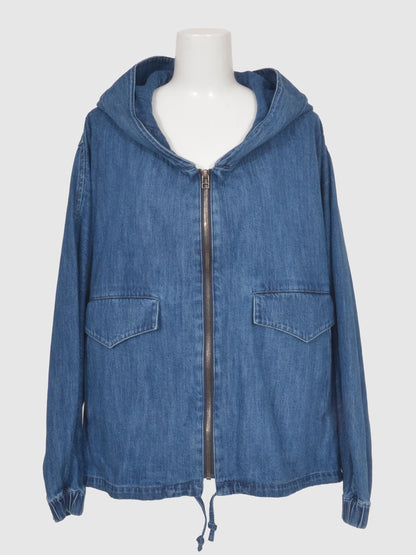 Denim Hoddie Blouson