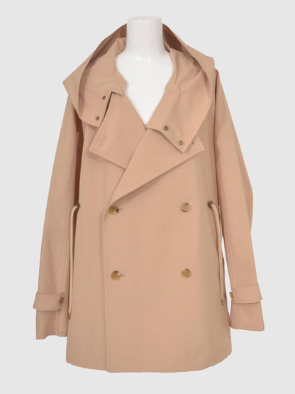 Taffeta Short Trench