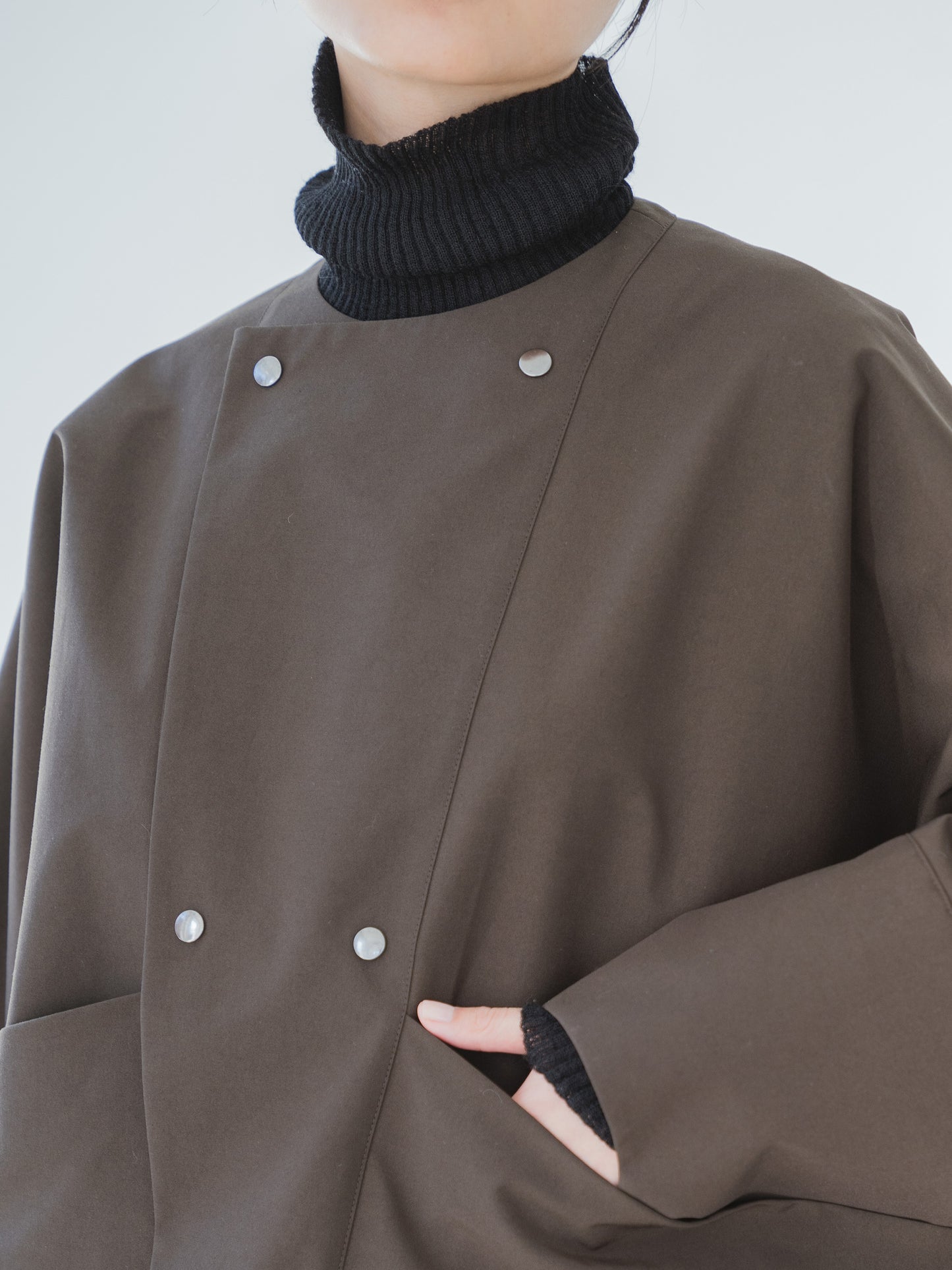 Taffeta Front Pocket Jacket