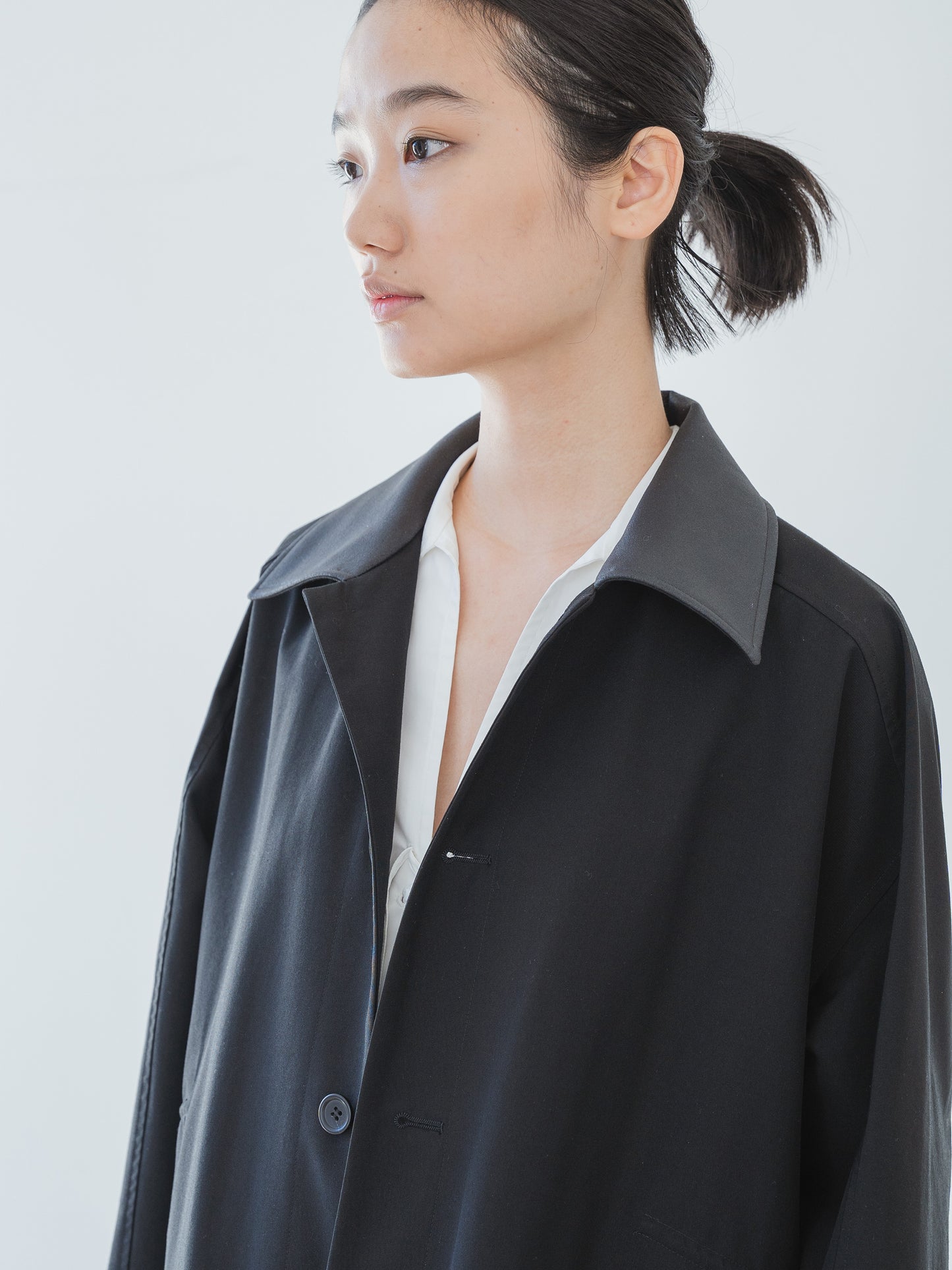 Taffeta Cleric Coat