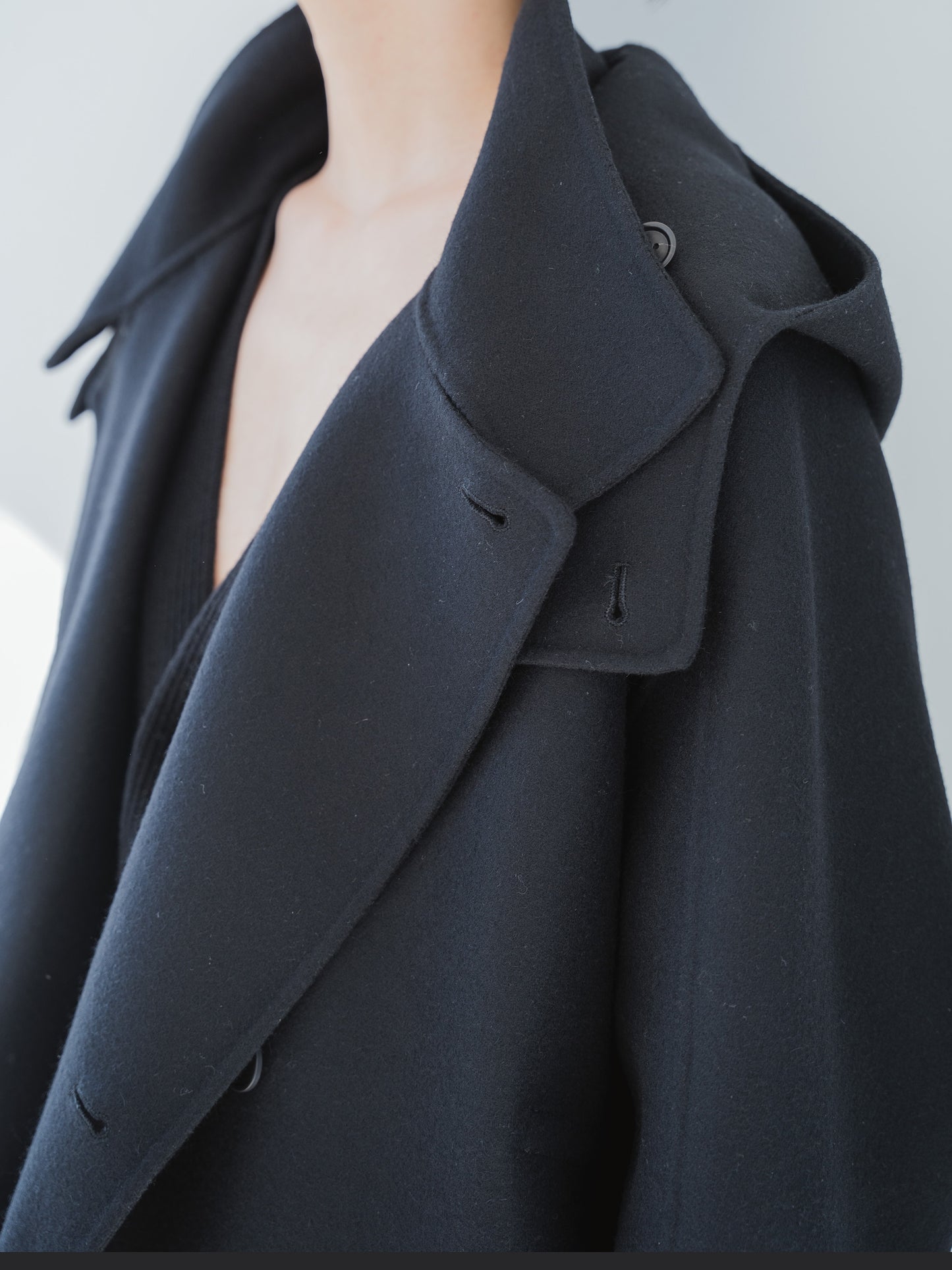 Double Face Short Trench