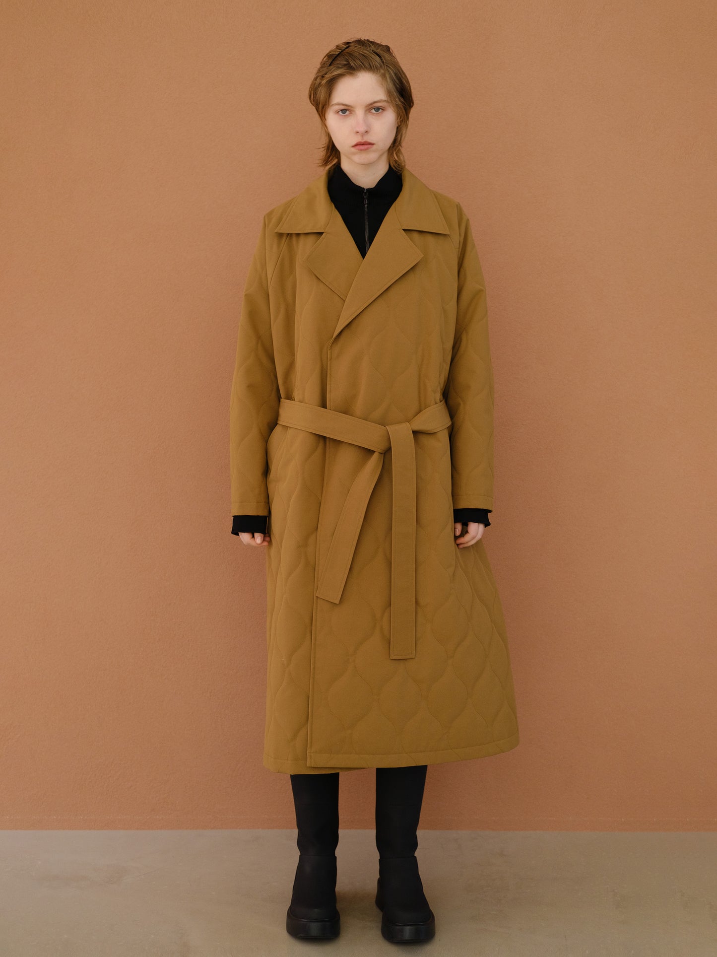 Pre order｜Quilted Long Coat