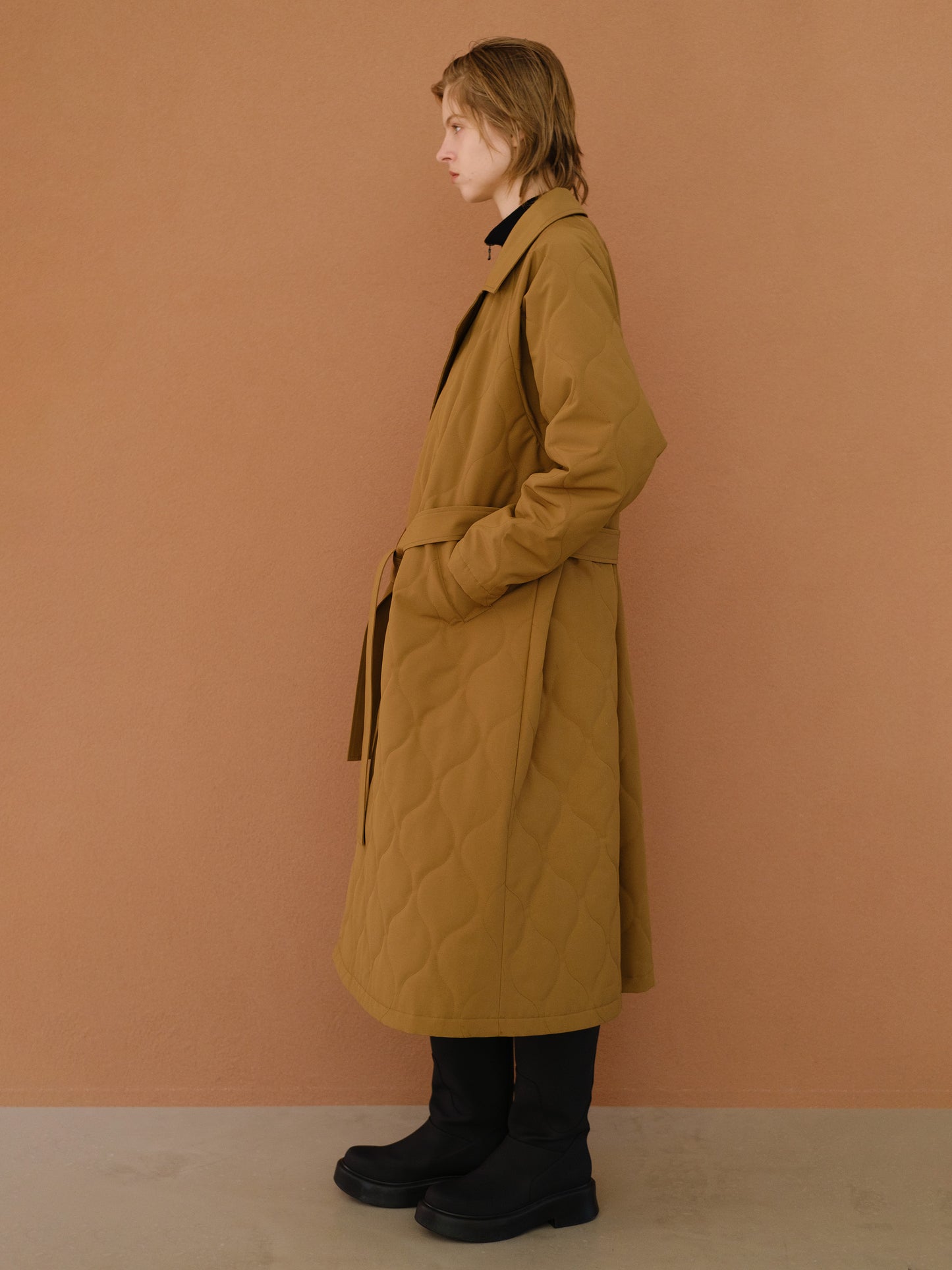 Pre order｜Quilted Long Coat