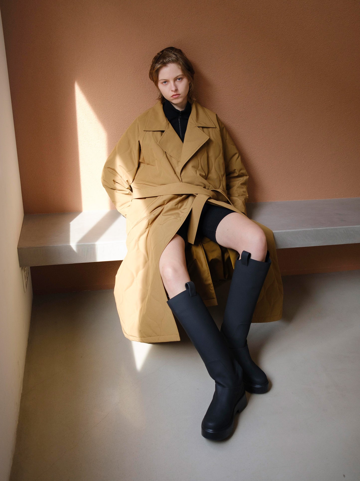 Pre order｜Quilted Long Coat