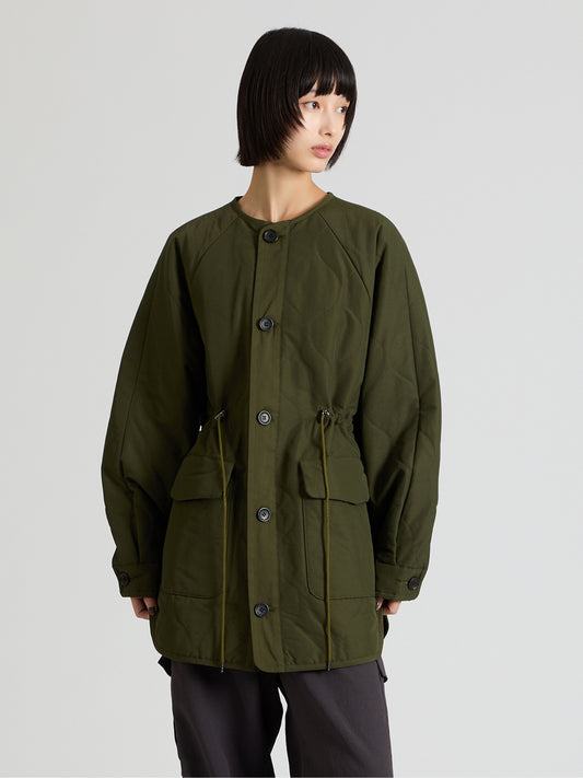 Cotton Nylon Quilted Coat