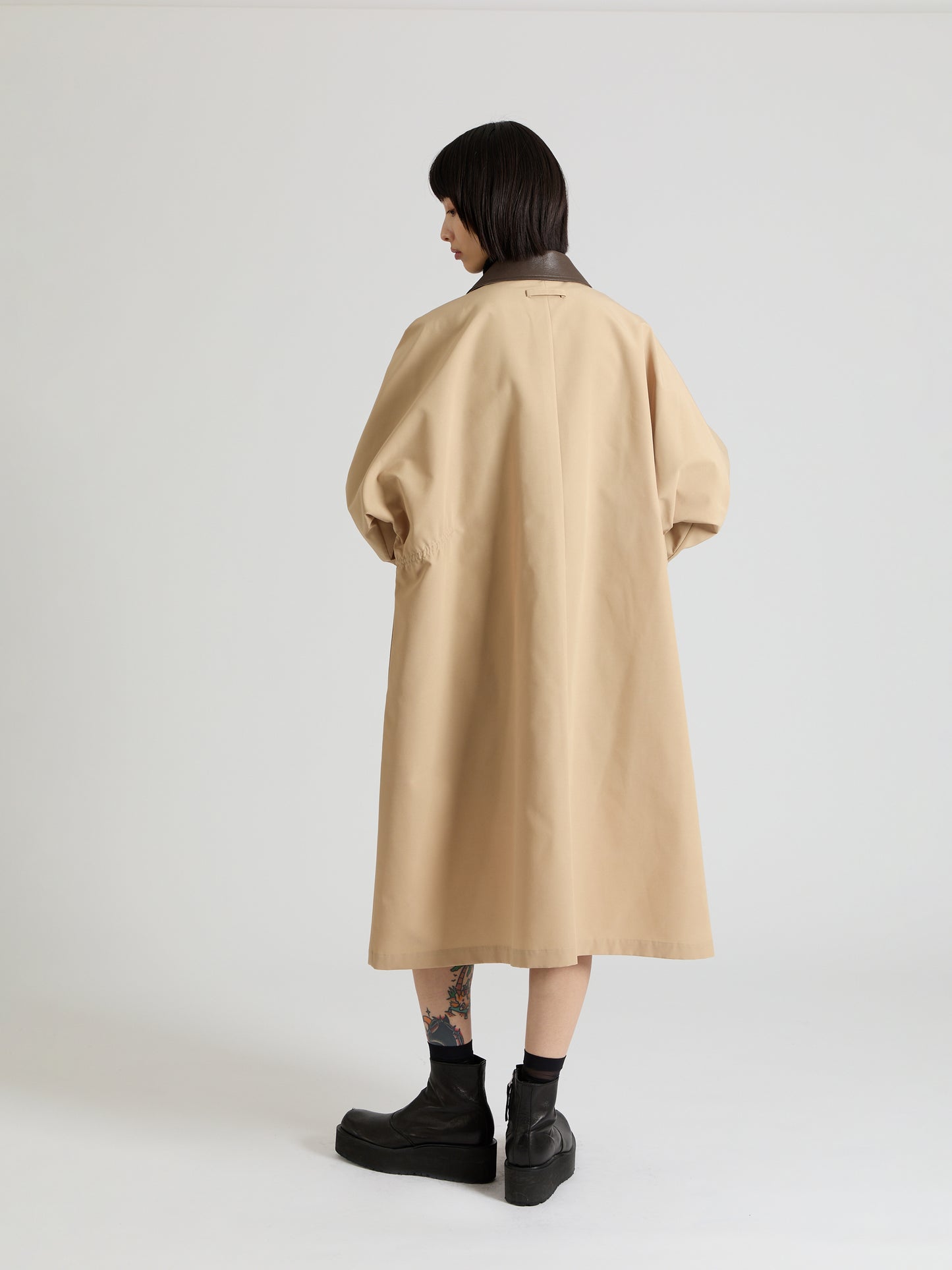 Taffeta Cleric Coat