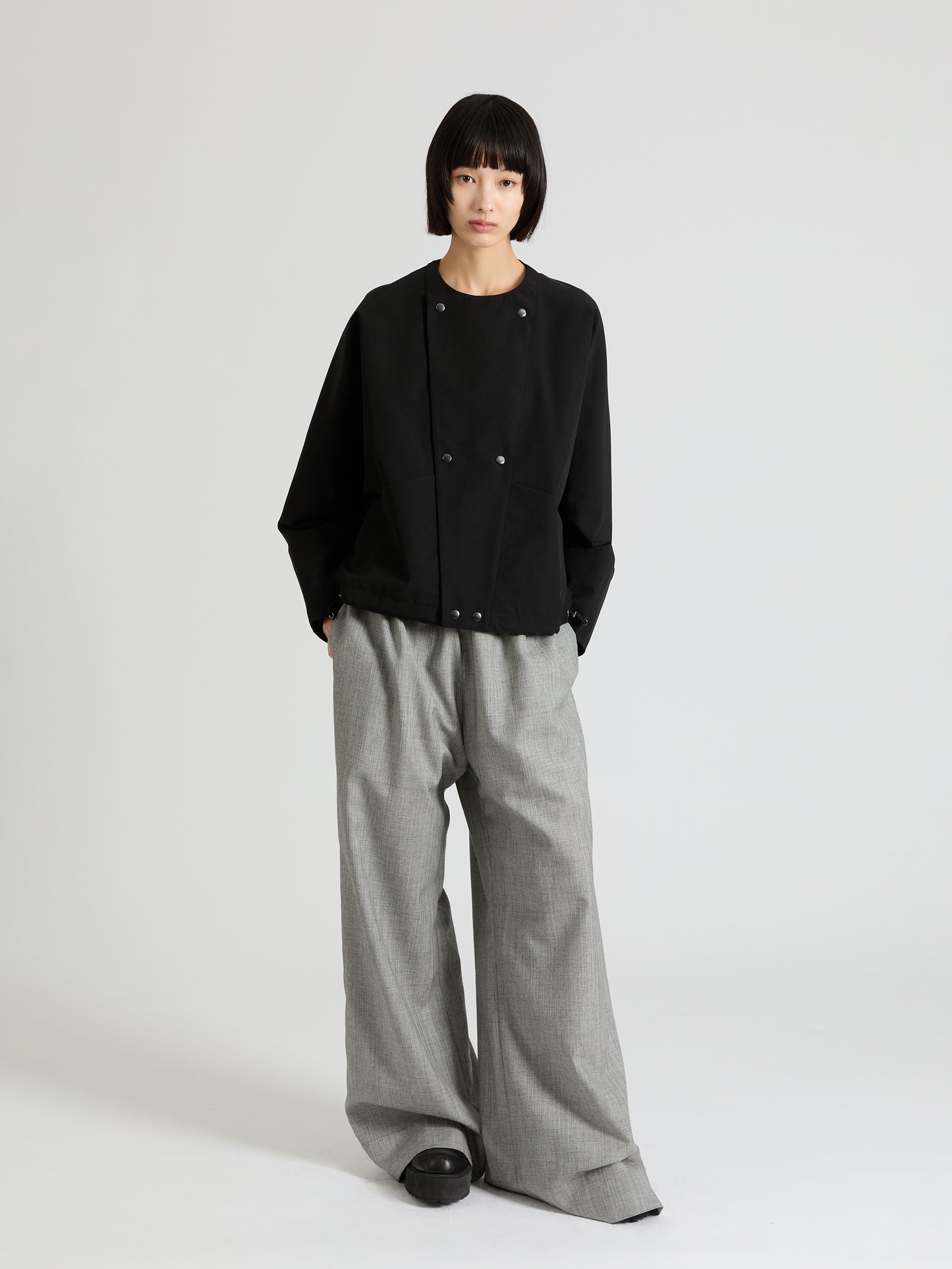 Taffeta Front Pocket Jacket