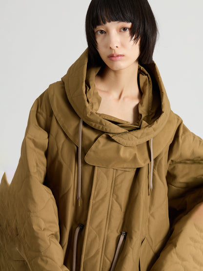 Cotton Nylon Quilted Mods Coat